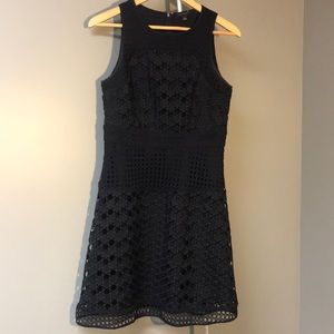 Ann Taylor Laser Cut A-Line Dress